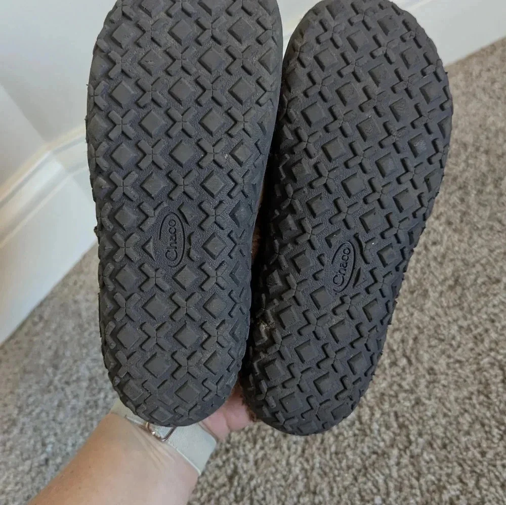 Chaco Ramble Fluff Brown Slip-on Bootie sz 1